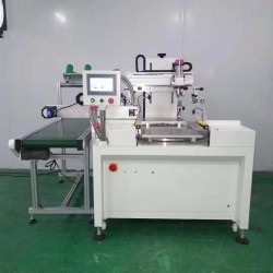 杭州市手机电池丝印机厂家玻璃面板网印机塑料外壳丝网印刷机