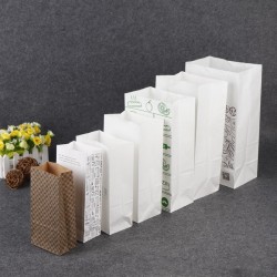 山东厂家生产定做环保可降解淋膜食品纸袋