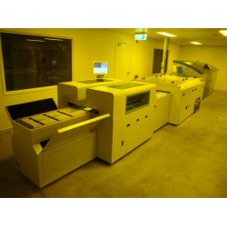 CTP连线打孔弯版机