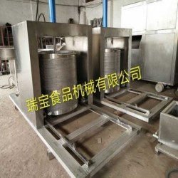 榨石榴汁设备 药材取汁压榨设备 YZ-10型生姜汁压榨设备