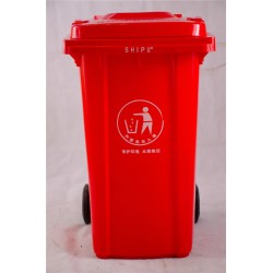 雅安市240L挂车塑料垃圾桶厂