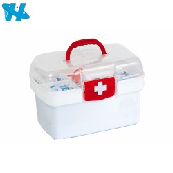 现货供应GLT-A013塑料白色8件套急救医疗箱