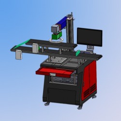 胶体金打标设备视觉定位激光打标机镭雕机