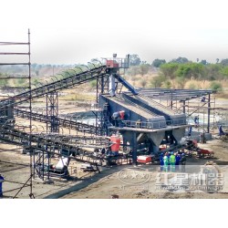 安徽时产200吨工程废料破碎制砂案例ZQ91