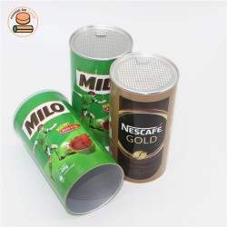 厂家全国供应咖啡粉包装圆盒固体饮料粉包装定制