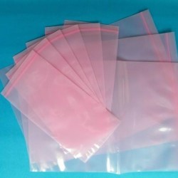供应无锡透明PE塑料袋 防静电红色PE自封袋