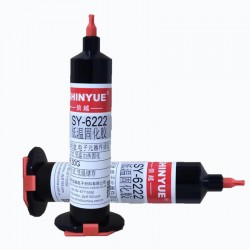 信越模组固定填充粘接黑胶SY-6222低温固化胶