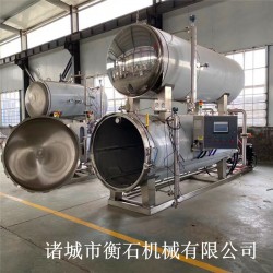 衡石机械即食海鲜杀菌锅马口铁罐头杀菌釜全自动高温杀菌锅