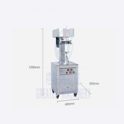 马口铁罐封罐机 食品包装充氮气封口机