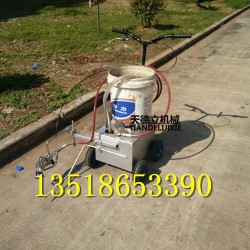 HXJ充电式划线机 手推式电动冷喷划线机 24V冷喷标线机