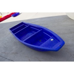 长沙塑胶鱼船塑料养殖船4.1米渔船厂家直销牛筋塑料钓鱼船