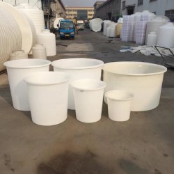 杭州市塑料桶100LPE材质白色塑料圆桶 耐高温晒水桶升
