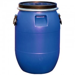 明德50升化工塑料桶50L抱箍桶卡子桶出口*大口桶