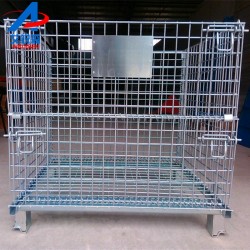 车间移动可折叠周转笼仓储笼网格笼厂家