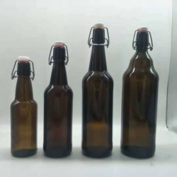棕色玻璃酒瓶，白酒瓶，茶色啤酒瓶