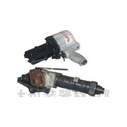 平洲气动钢带分离式打包机、拉紧、锁扣、折断 、