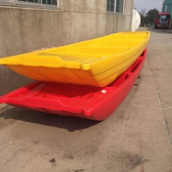 5米塑料渔船电动观光船挖藕船漂流耐腐蚀防晒牛筋料