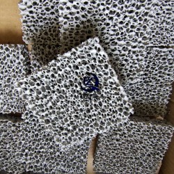 15PPI碳化硅过滤网 耐高温方形泡沫陶瓷过滤片