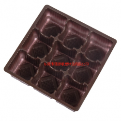 定制PP巧克力吸塑包装盒 休闲食品吸塑包装内衬托盘