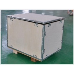 上海涵春厂家定做钢边箱  钢带箱 电子钢边箱  免费打样