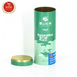 马口铁盒茶叶铁罐圆形铁盒包装胶印茶叶罐食品外包装定做生产厂家