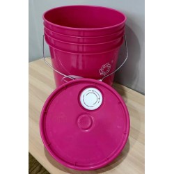 20升塑料桶圆桶美式包装桶密封胶包装桶