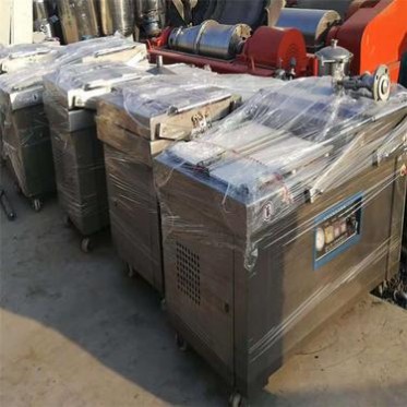 三丰购销二手420不锈钢拉伸膜真空包装机 二手拉伸膜食品真空包装机