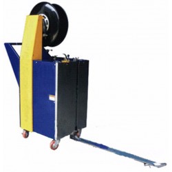 平洲卡板半自动捆扎机PP打包带自动打托机