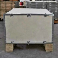 无锡钢带木箱定做厂家，太行木业钢边箱生产线，量大优惠