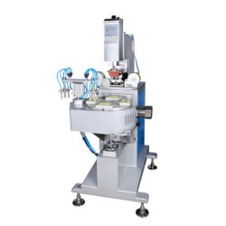 枣庄市酒盖丝印机塑料盖移印机化妆瓶盖网印机