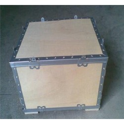 专业出口木箱包装 钢带木箱 上海涵春厂家直销 质量*证
