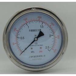厂家直供Y-100A/Z/MF(B)/316隔膜压力表 