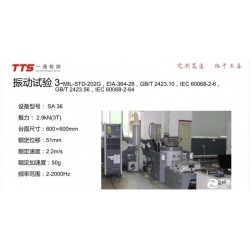 连接器振动测试报告，机械冲击测试报告