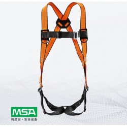 梅思安经济型新轻巧星坠落防护全身式安全带10212143