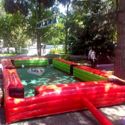 嘉兴多人互动游玩设施桌上脚踢台球 山东三喜