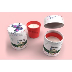 厂家批发白卡纸香管定制彩色印刷礼品纸筒包装化妆品纸罐圆筒礼盒