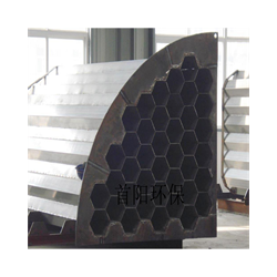 废旧塑料颗粒烟气治理四万风量电捕焦油器选型保合格验收