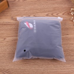 磨砂拉链袋CPE磨砂服装袋包装拉骨袋