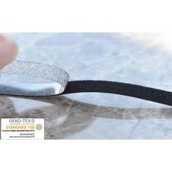 植绒刻字膜防滑条 经典黑色刻字膜 服饰辅料植绒刻字膜