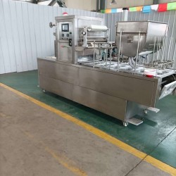 连续灌装阿胶糕气调保鲜包装机