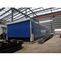 移动伸缩干式喷漆房方案配置单