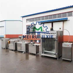 火腿肠灌肠打卡机 灌肠加工生产线 定量扭结灌肠机