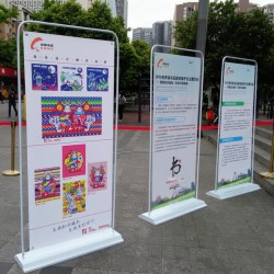 西安门形展架定做,西安x展架定做,西安立屏展架制作,拉网展架