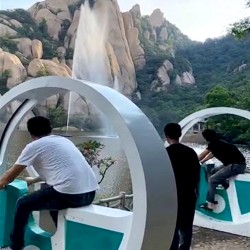 英德市景区生产自行车喷泉厂家山东三喜