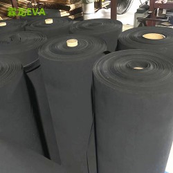 霖龙环保标准黑色EVA泡棉防水板卷材生产厂家