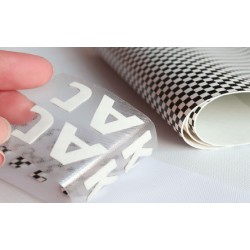 硅胶高粘烫纸 硅胶字母烫纸 立体硅胶商标定位纸