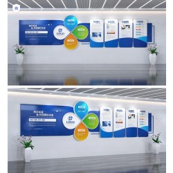 西安企业文化展板,企业文化墙,形象墙,海报架,移动展架