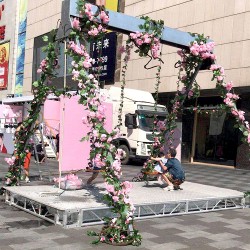 临夏市景区定做水幕秋千设备款式多样山东三喜