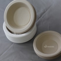沃森 16oz外卖圆形打包盒一次性纸碗环保餐具批发