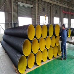 郑州聚乙烯钢带波纹管厂家 增强型聚乙烯钢带波纹管